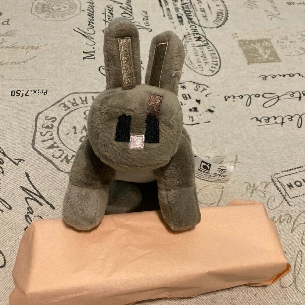 Minecraft Mojang Jinx 7" Plush Brown Rabbit